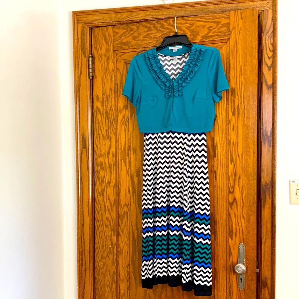 Danny & Nicole Dress and Jacket — Petite Small